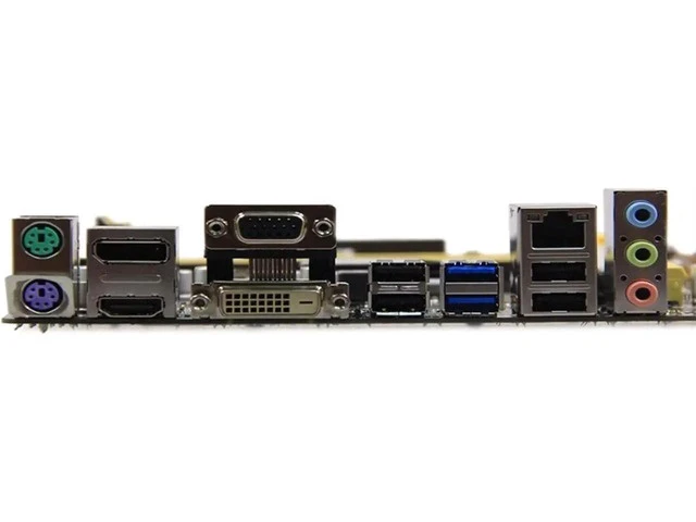 Alt view image 6 of 6 - For ASUS B85M-E Desktop Motherboard Intel B85 LGA 1150 Socket Support Intel i3 i5 i7 Pentium Celeron DDR3 32GB Micro ATX UEFI BIOS Original Mainboard