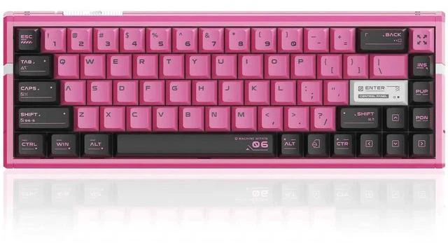 Main image of RS6 Ultra 65% 68 Keys Aluminum Hall Effect Gaming Keyboard 0.001mm RT 8K Polling Hot Swappable RGB Sakura-Jade Magnetic