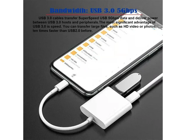 Alt view image 3 of 7 - USB C Hub Type C to Standard Type-A USB3.0 Female with PD Power Charge Adapter 2 in 1 USB Extender Compatible with MacBook Laptop Tablet Phone