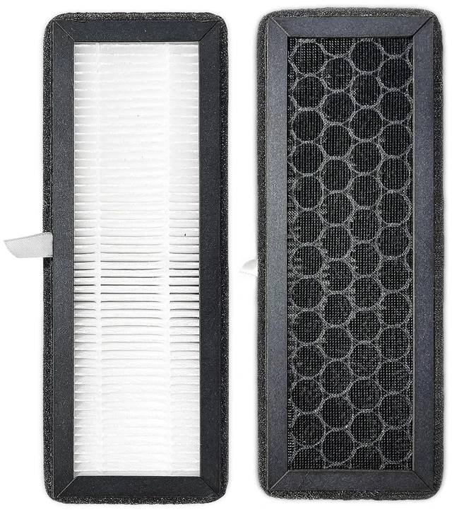 Main image of 2 Pack HEPA 13 Activated Carbon Air Filter for Bambu Lab X2D/P2S 3D Printer - Replacement Filter for VOCs, PM2.5, Ultrafine Particles & Odors