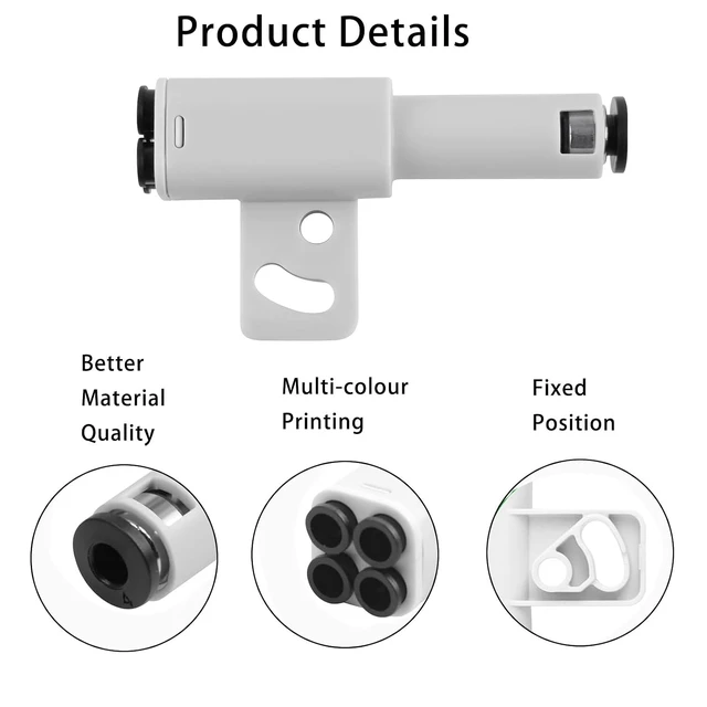 Alt view image 5 of 7 - Bamboo 4-in-1 PTFE Adapter, Filament Bowden Tube Expansion Port,AMS Connect 4 Feeding Modules Compatible with Bambu Lab X1/X1C/X1E/P1S/P2S/P1P/H2D/H2S 3D Printer Accessories