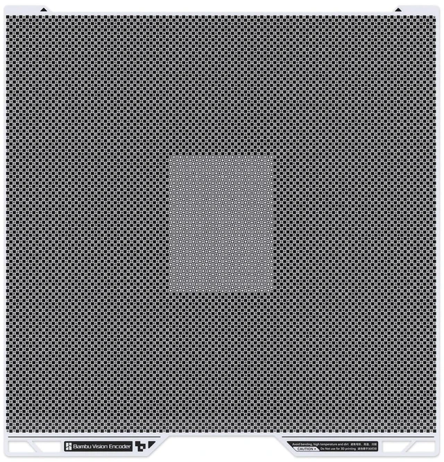 Main image of Vision Encoder Plate for Bambu Lab H2S/H2D/H2C 3D Printer,Sub-50µm Motion Accuracy,Injection-Mold-Level Dimensional Precision,Calibration Before Printing Detailed Miniatures or Large Engineering Parts