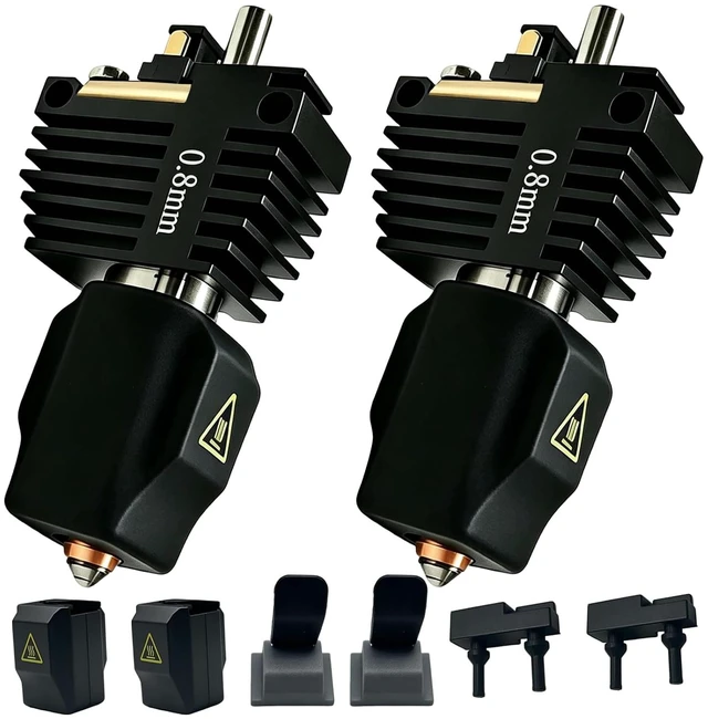 Main image of 2 PK 0.8mm Creator 5 Hotend for Flashforge Creator 5 Pro Hot End,Integrated HighFlow QuickSwap Print Head,320°C WearResistant Hardened Steel Nozzle,Replacement for Fast Printing & LargeSize Models