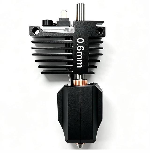 Alt view image 2 of 4 - 2Pack 0.6mmHotend Kit for Flashforge Creator 5/Creator 5 Pro, Integrated QuickSwap Print Head with Hardened Steel Nozzle, 320°C WearResistant Replacement for Fast Printing & LargeSize Models