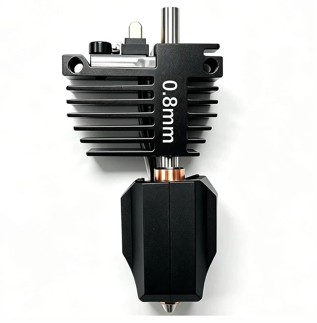 Alt view image 2 of 4 - 2 PK 0.8mm Creator 5 Hotend Kit for Flashforge Creator 5/5 Pro, Integrated Hardened Steel Nozzle, Quick Swap High-Flow Print Head, 320°C Wear-Resistant for Faster Printing & Large Models