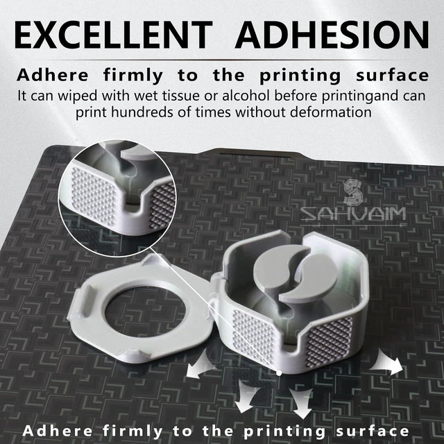 Alt view image 4 of 7 - Maze & Graffiti Bamboo Holographic Build Plate 257×257mm for Bambu Lab P2S/P1S/P1P/X1C/X1/X1E/A1, Flexible Spring Steel PEI Print Bed, Removable 3D Effect Plate for Bambu 3D Printers