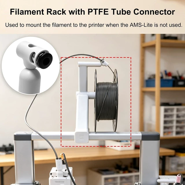 Alt view image 2 of 7 - Filament Spool Holder Replacement Compatible with Bambu Lab A1 / A2L