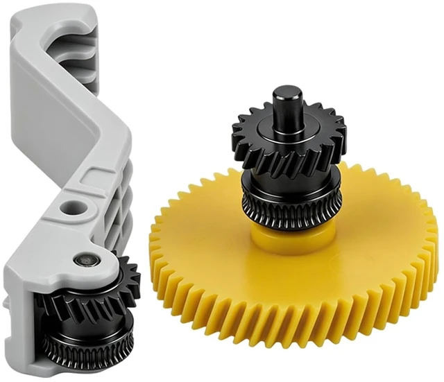 Main image of U1 Extruder Gear DLC Hardened Steel Kit, Injection Molding Handle & Integrated One-Piece POM Reduction Gear,Direct Drive Wearproof Anti-Slip Replacement Parts Works with PLA ABS PETG