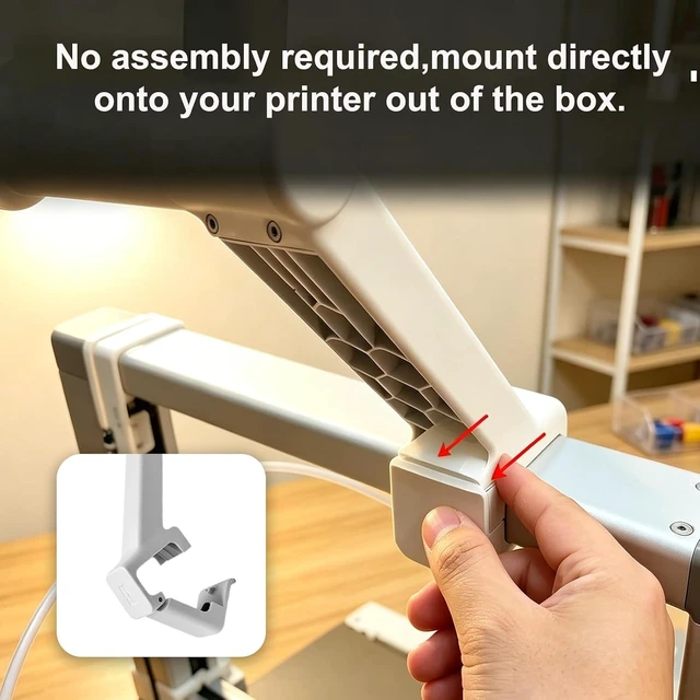 Alt view image 4 of 7 - Filament Spool Holder Replacement Compatible with Bambu Lab A1 / A2L