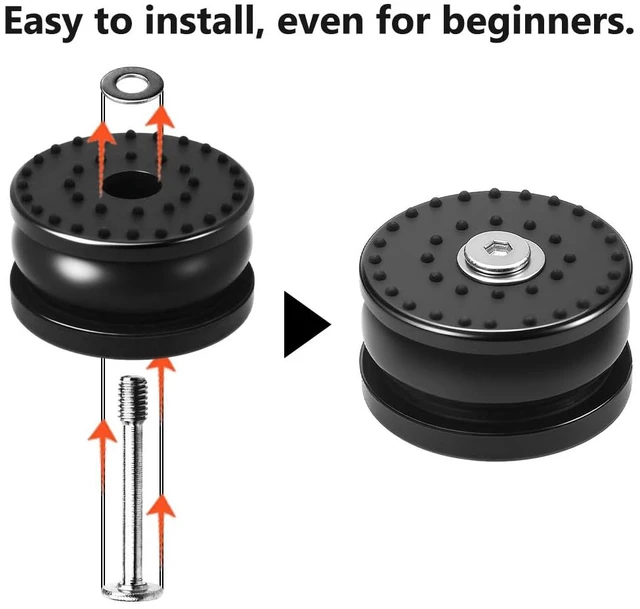Alt view image 6 of 7 - Anti-Vibration Feet for Bambu Lab H2D/H2S, Shock-Absorbing Foot Pads, Noise Reduction, Easy Installation 3D Printer Replacement, 1200KG Total Load Capacity