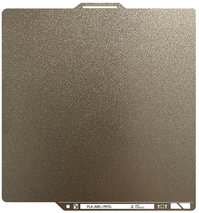 Main image of Upgraded Thicker Textured PEI Plate 0.77mm with QR Code for Bambu Lab P1S/P2S/P1P/X1/X1C/A1/X2D 3D Printer, 257x257mm Dual-Textured Plate, Heated Bed Magnetic Flexible Spring Steel PEI Sheet Plate