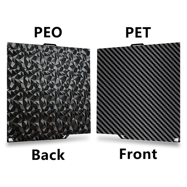 Alt view image 7 of 7 - Diamond+Carbon Plate for ELEGOO Centauri Carbon Build Plate 260x271mm, Dual-Sided PEO PET Magnetic Spring Steel Bed CC/CC2 Plate, High-Temp Resistant Printing Surface for ELEGOO CC/CC2 3D Printer