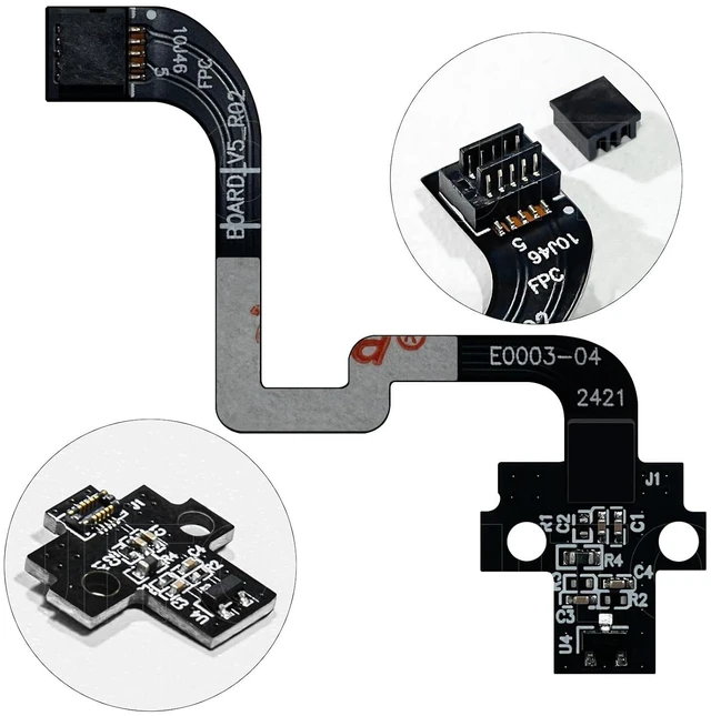 Alt view image 5 of 7 - Bamboo P1S Hotend & Extruder Hall Switch Board, Extruder Filament Sensor Board for Bambu Lab P1S/P1P, 3D Printer Feed Sensor Board Replacement, Essential 3D Printer Accessory