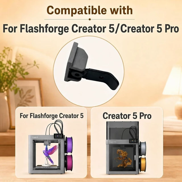 Alt view image 6 of 7 - 4 Pack C5 Plug Seat Assembly for Flashforge Creator 5/5 Pro,Nozzle Blocker Prevent Filament color crossover, Automatic Nozzle Wiper, High Temp Resistant Anti-Ooze Block for 4-Toolhead FlashSwap System