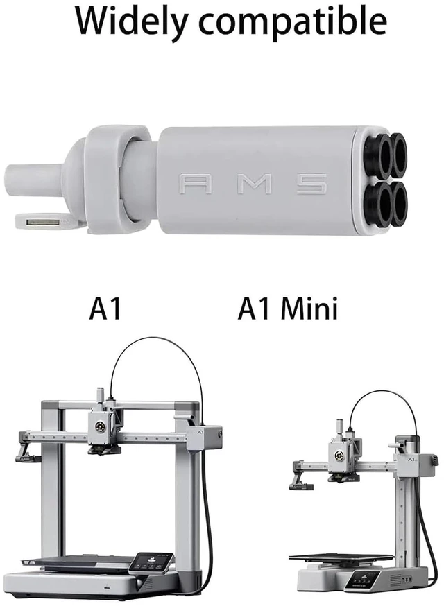 Alt view image 6 of 6 - Bamboo Lab A1/A1 Mini AMS Lite Filament Hub Five Way Components Switch consumables Multi-Color Printing for Bambu Lab 3D Printer Parts