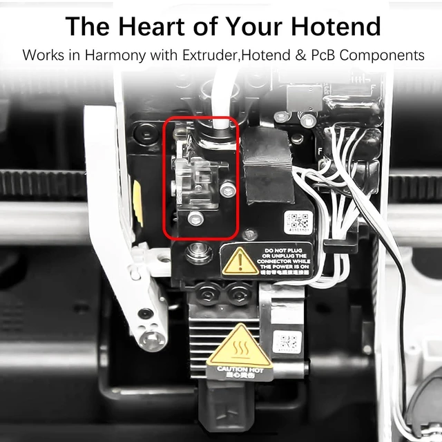 Alt view image 3 of 7 - Bamboo P1S Hotend & Extruder Hall Switch Board, Extruder Filament Sensor Board for Bambu Lab P1S/P1P, 3D Printer Feed Sensor Board Replacement, Essential 3D Printer Accessory