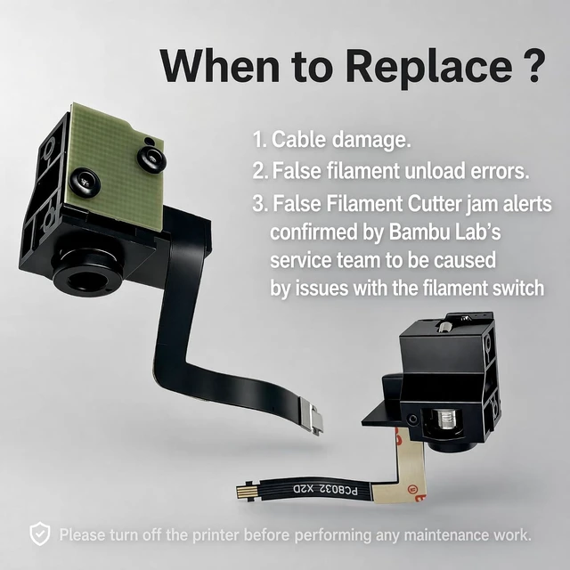 Alt view image 6 of 7 - Left X2D Extruder Filament Sensor for Bambu Lab X2D,X2D Hall Switch Board for Precise Filament Runout Detection, Avoid Failed Prints, Left Side Extruder Replacement Part