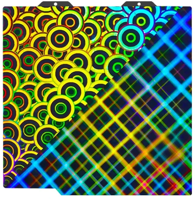 Main image of 184x184mm Upgraded H1H Build Plate for Bambu Lab A1 Mini 3D Printer, Smooth Kaleidoscope+Smooth Skynet Spring Steel Plate Flexible Plate for Bambu A1 Mini 3D Printers.