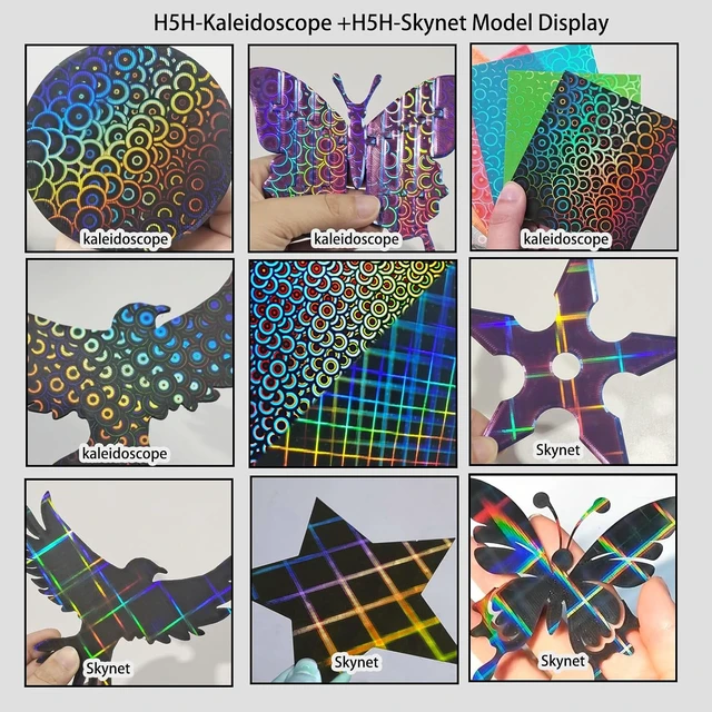 Alt view image 7 of 7 - 184x184mm Upgraded H1H Build Plate for Bambu Lab A1 Mini 3D Printer, Smooth Kaleidoscope+Smooth Skynet Spring Steel Plate Flexible Plate for Bambu A1 Mini 3D Printers.