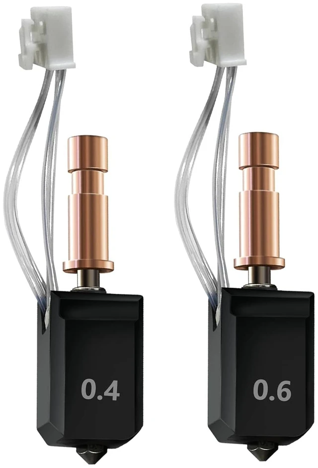 Main image of 2Pac New Upgraded Kobra S1 Hotend Kit, Protected 200K thermistor,Ceramic Rapid Heating Hotend Hardened Steel Nozzle for Anycubic Kobra s1,0.4MM 0.6MM High Flow Extruder Nozzle