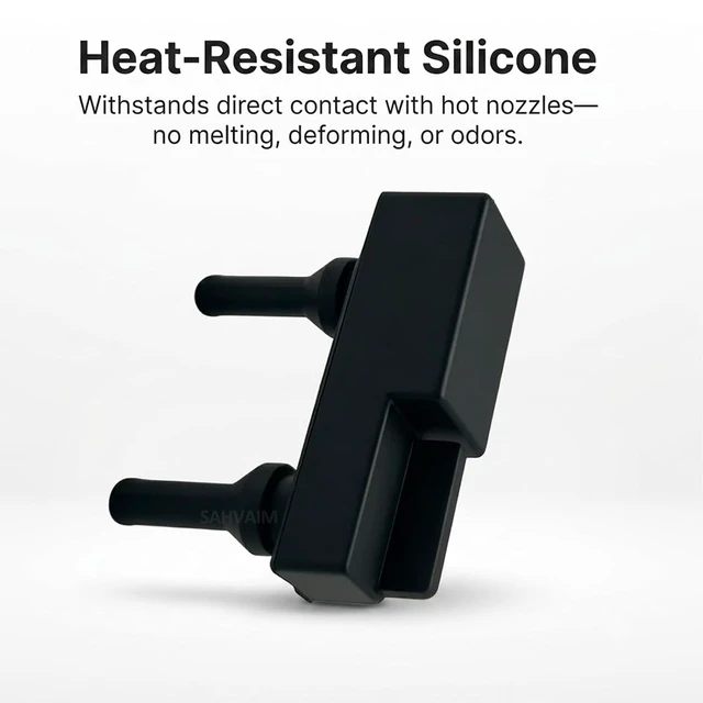 Alt view image 3 of 4 - 3 Pack for Flashforge Creator 5 Nozzle Silicone Brush Creator 5 Pro Nozzle Brush Wiper hotend Cleaning Brush extruder Nozzle Creator 5 Nozzle Brush3D Printer Nozzle Cleaning Brush Remove Residue
