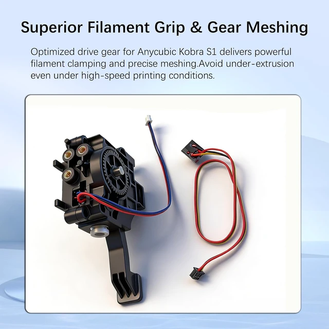 Alt view image 5 of 7 - for Kobra S1 Extruder Assembly for Anycubic Kobra S1 & Kobra S1 Combo, Built-in Filament Runout Detection PCBA and Cut Detection Sensor, Supports Up to 320°C High Temp Direct Drive Feeder Kit