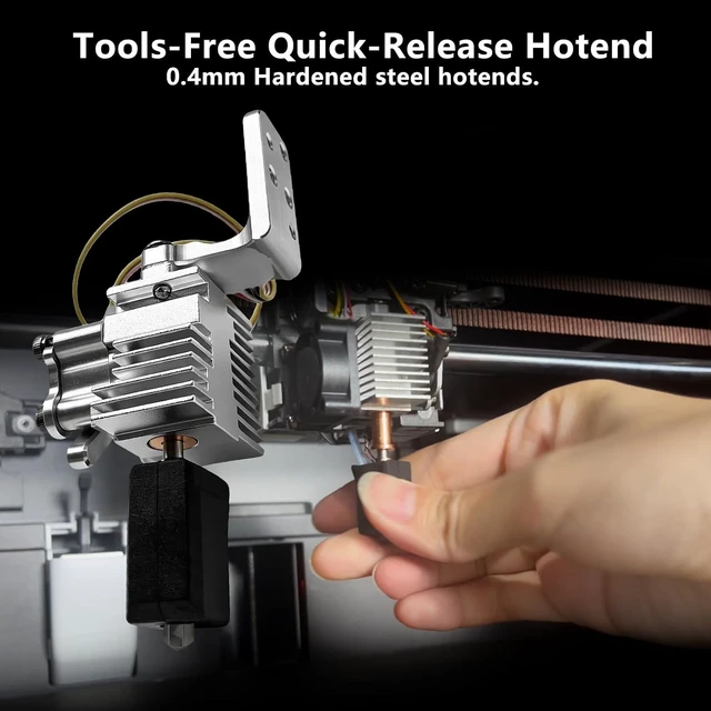 Alt view image 7 of 7 - 0.4MM for Kobra S1 Hotend Kit with FullMetal Aluminum HeatSink Sensor