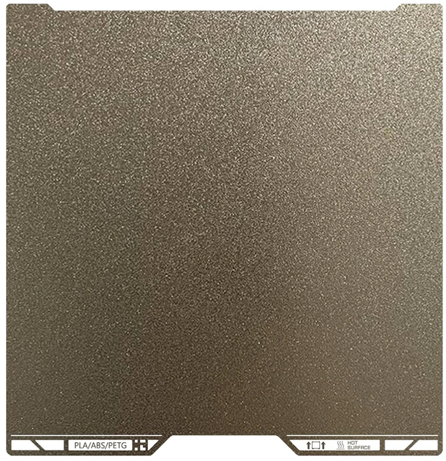 Main image of Same as OEM for Bambu Lab A2L/H2C Textured PEI Plate with QR Code, 335x346.5mm Double Sided Flexible Spring Steel Magnetic Platform Print Bed PEI Sheet for Bambu Lab H2C/A2L 3D Printer(Gold)