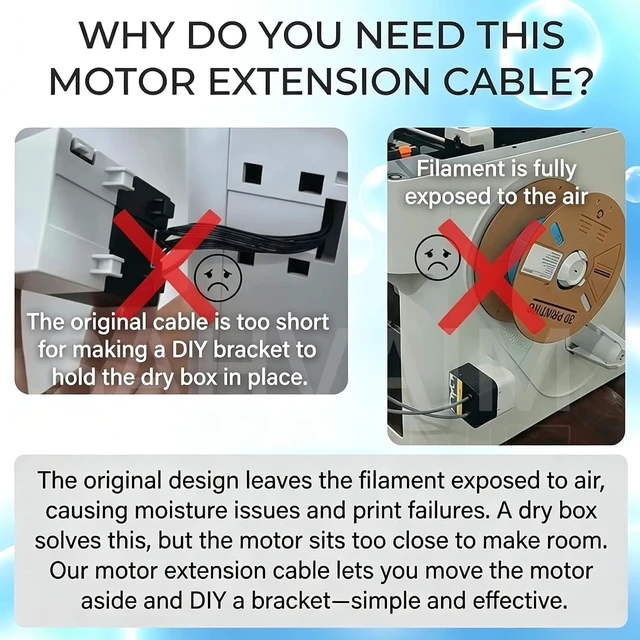 Alt view image 2 of 7 - For Snapmker U1 Feeding Extension Cable Module,Feeder Wire Replacement Part,FreelyMovable HighPrecision Detection Sensor,Flexible Bendable Cable with Buckle Lock Connector, PlugPlay 3D Printer part