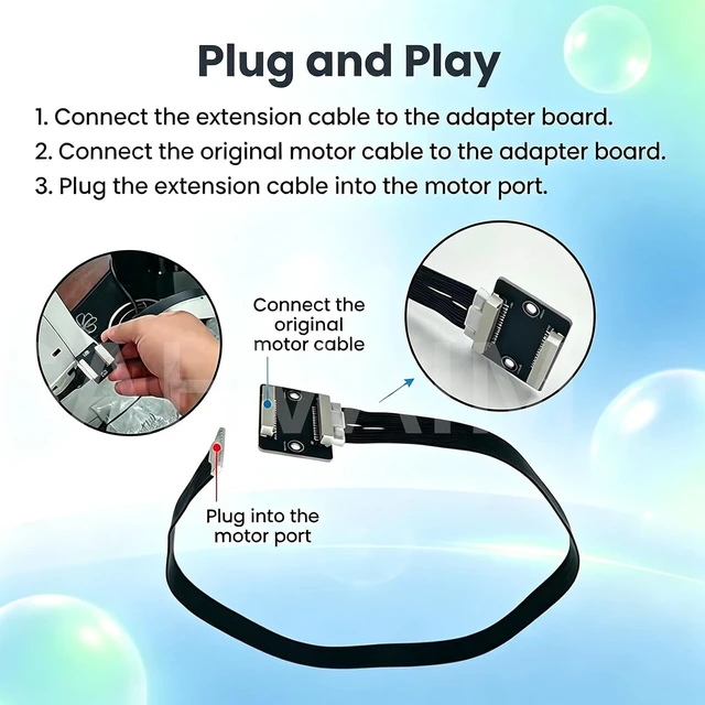 Alt view image 5 of 7 - For Snapmker U1 Feeding Extension Cable Module,Feeder Wire Replacement Part,FreelyMovable HighPrecision Detection Sensor,Flexible Bendable Cable with Buckle Lock Connector, PlugPlay 3D Printer part
