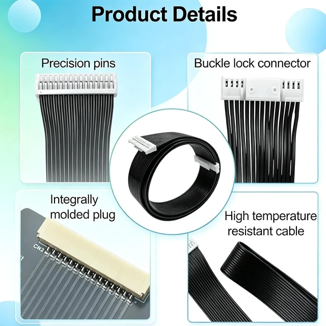 Alt view image 6 of 7 - For Snapmker U1 Feeding Extension Cable Module,Feeder Wire Replacement Part,FreelyMovable HighPrecision Detection Sensor,Flexible Bendable Cable with Buckle Lock Connector, PlugPlay 3D Printer part