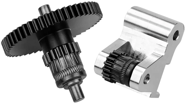 Main image of AD5X Extruder Gear Assembly for Flashforge Adventurer 5X, CNC POM & Steel Drive Gear Kit, Integrated Shaft High Torque Filament Feed System, Replacement Extruder Gear Kit for AD5X 3D Printer