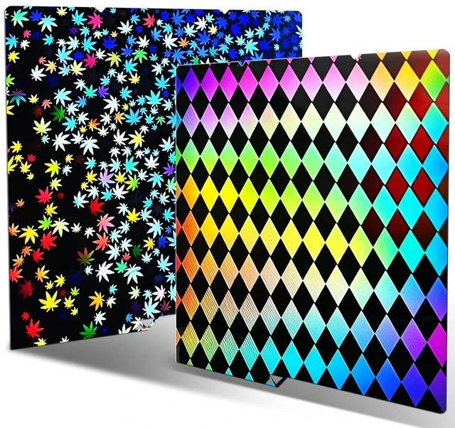 Main image of 264x276mm Kobra 4/ Kobra S1/Kobra X Build Plate for Anycibic Kobra X/Kobra 4/Kobra S1 Combo 3D Printers,Double Sided Grid & Maple Leaf Heated Bed Flexible Removable Spring Steel Sheet Easy to Remove