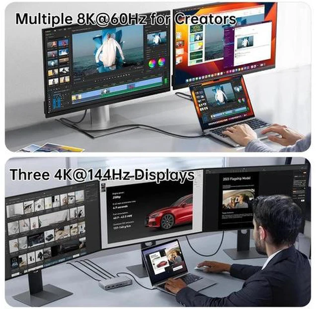 Main image of usb c to usb c cable 3.3ft Compatible with Thunderbolt 5 cable,Thunderbolt 4/3,80 Gbps usb c data transfer cable,USB 5 Cable, Supports 16K/Dual 8K usb c video cable, 240W Charging usb-c monitor cable