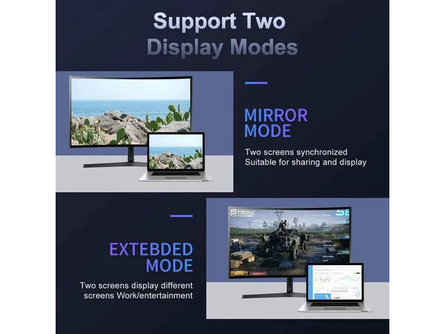 Alt view image 4 of 7 - DisplayPort to DisplayPort Cable 8K DP1.4 Cable Nylon Braided (8K@60Hz 4K@120Hz 165Hz 144Hz),Ultra High Speed DP to DP Cable 33FT Compatible with Laptop PC TV Gaming Monitor