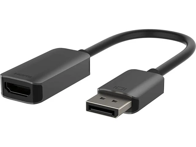 Alt view image 3 of 7 - HDMI to DisplayPort Adapter DisplayPort 1.2 to HDMI 2.0 Converter - Compatible with 4K 60fps HDR & HDR10 Monitors Projectors and HDTVs - Uni-Directional DisplayPort to HDMI Adapter Cable
