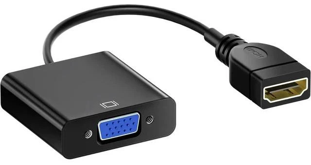 Main image of avedio Links HDMI to VGA Adapter Active HDMI to VGA Converter (Female to Female) with Audio Support HD 1080P@60Hz TV Stick Raspberry Pi Chromebook Xbox (3.5mm Audio Cable Included)