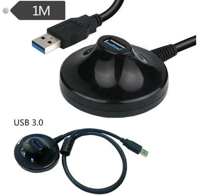 Main image of USB 3.0 type-A male to Female USB Extension Dock station Cradle base stand docking cable 1M