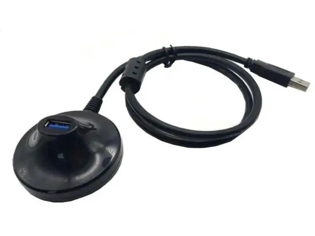 Alt view image 2 of 2 - USB 3.0 type-A male to Female USB Extension Dock station Cradle base stand docking cable 1M
