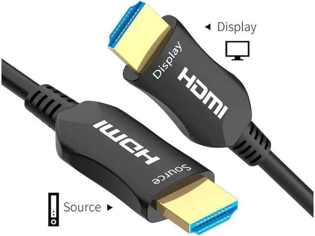 Alt view image 6 of 7 - Fiber Optic HDMI 2.0b Cable 4K at 60Hz 18Gbps HDR High Speed Subsampling 4:4:4/4:2:2/4:2:0 Slim and Flexible HDMI Fiber Optic Cable - 3.3ft(1meter)