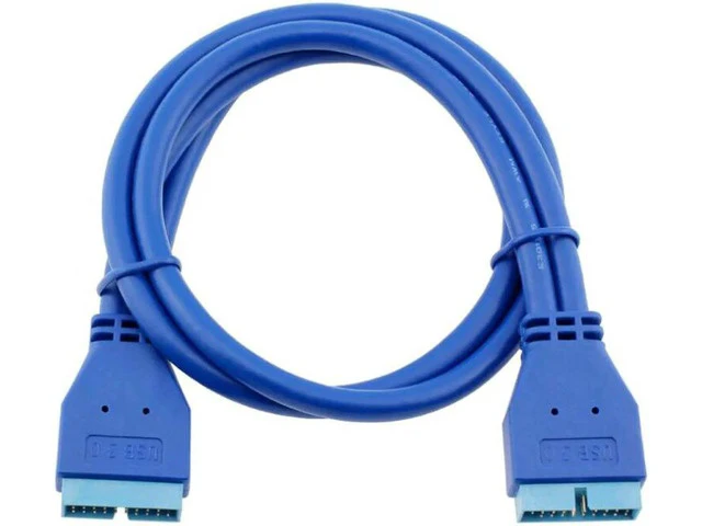 Alt view image 3 of 3 - USB 3.0 Motherboard Header 20pin Connector Male to Male Cable 50CM