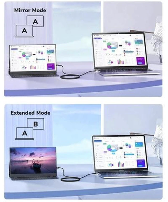 Alt view image 2 of 7 - 4K DisplayPort to Mini HDMI Cable 6FT DP to Mini HDMI Male Video UHD 1440P/2K@120Hz 4K@30 Nylon DP to Mini HDMI Uni-Directional Cord for Desktop AMD NVIDIA HP ThinkPad