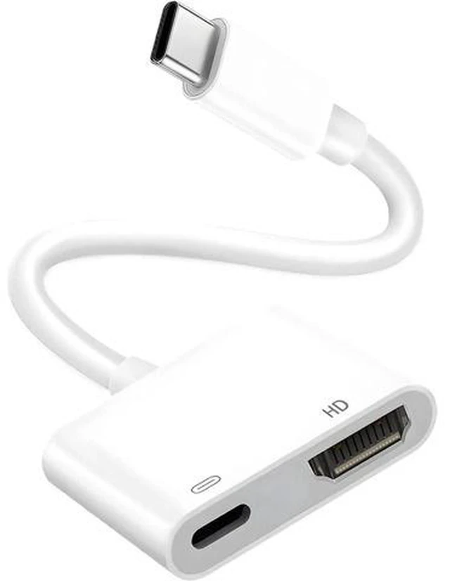 Main image of USB C to HDMI Adapter Type C to 4K HDMI Adapter with 100W PD Multiport Digital AV Converter for MacBook Pro/air iPad Pro/air iPhone 15/16 Tablets Switch and More USB-C Devices
