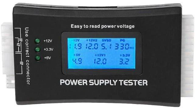 Main image of 2020 New Digital LCD Power Supply Tester Multifunction Computer 20 24 Pin Sata LCD PSU HD ATX BTX Voltage Test Source