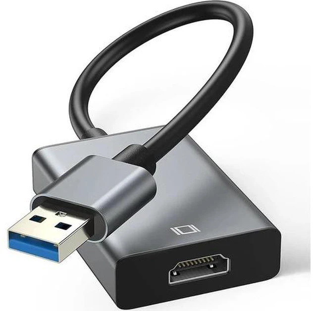 Main image of USB to HDMI Adapter USB 3.0/2.0 to HDMI for Multiple Monitors 1080P Compatible with Windows 7/8/10/11Grey