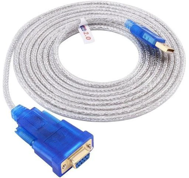 Alt view image 7 of 7 - USB to Serial Adapter 10 ft USB to RS232 DB9 Female Cable COM Port with FTDI Chipset Supports Windows 11 10 8 7 Mac Linux