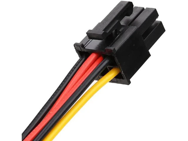 Alt view image 6 of 6 - 10PCS 2 IDE Dual 4pin Molex IDE Male to 6 Pin Female PCI-E Y Molex IDE Power Cable Adapter Connector for video cards Dropship