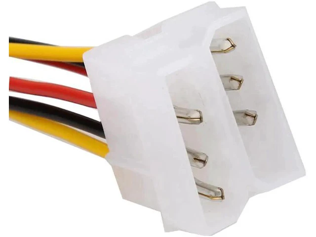 Alt view image 3 of 6 - 10PCS 2 IDE Dual 4pin Molex IDE Male to 6 Pin Female PCI-E Y Molex IDE Power Cable Adapter Connector for video cards Dropship