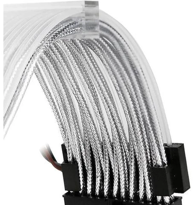 Alt view image 6 of 7 - 24Pin ATX Motherboard RGB Extension Power Supply Cable for PC Case DIY Computer Cord Custom Build Gaming Case Modding