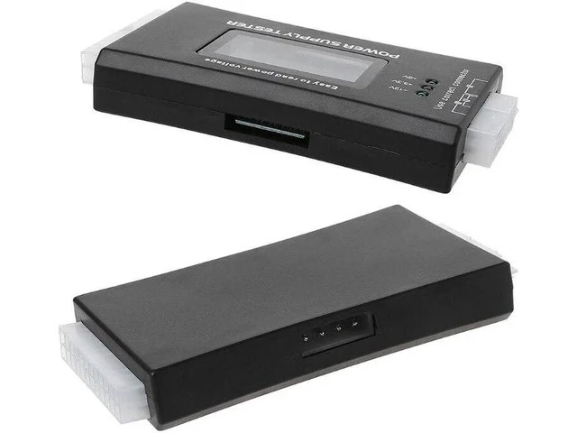 Alt view image 3 of 5 - 2020 New Digital LCD Power Supply Tester Multifunction Computer 20 24 Pin Sata LCD PSU HD ATX BTX Voltage Test Source